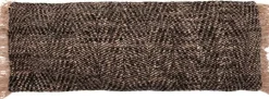 Housse de coussin 35 x 100 cm noir et cuivre Oh My Gee - Bazar Bizar