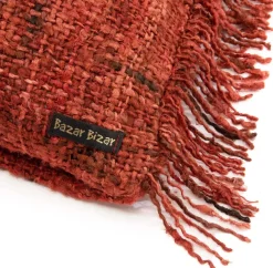 Housse de coussin 40 x 40 cm rouge cerise Oh My Gee - Bazar Bizar