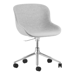 Hyg Chair Swivel 5W Gaslift Full Upholstery Alu - Normann Copenhagen