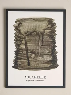 Illustration Ravenna avec cadre Pin noir - Bloomingville