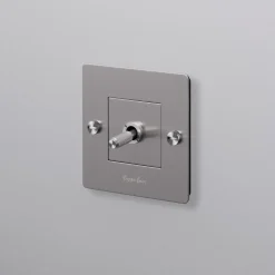Interrupteur à bascule 1G argent Toggle - Buster+Punch