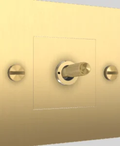 Interrupteur à bascule 1G laiton sans logo Toggle Switch - Buster+Punch