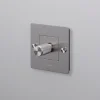 Interrupteur gradateur 1G argent 100W Dimmer - Buster+Punch