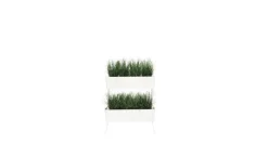 Jardinière en aluminium blanc 100x120x29cm Greens Duo - Maiori