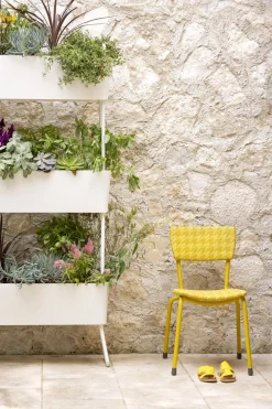 Jardinière en aluminium charbon 100x46x29cm Greens Mini - Maiori