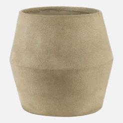 Jardinière en papier mâché beige 47 cm Earth - Serax