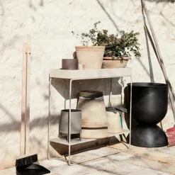 Jardinière sur pieds gris clair Two-Tier Plant Box - Ferm living