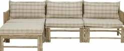 Korfu Module Canapé Coin Gauche Nature Bambou - Bloomingville
