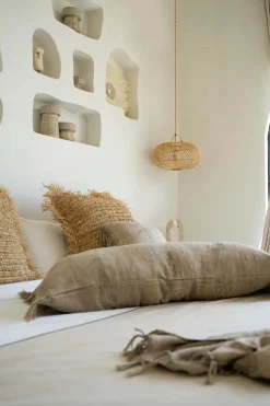 La housse de coussin Oh My Gee - Velours béton - 35X100 - Bazar Bizar