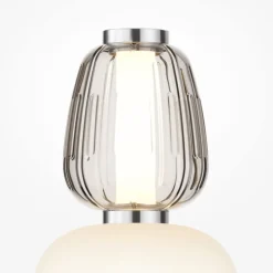 Lamapdaire en verre et métal chromé 165,5cm Pattern - Maytoni