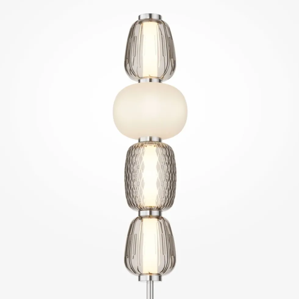 Lamapdaire en verre et métal chromé 165,5cm Pattern - Maytoni