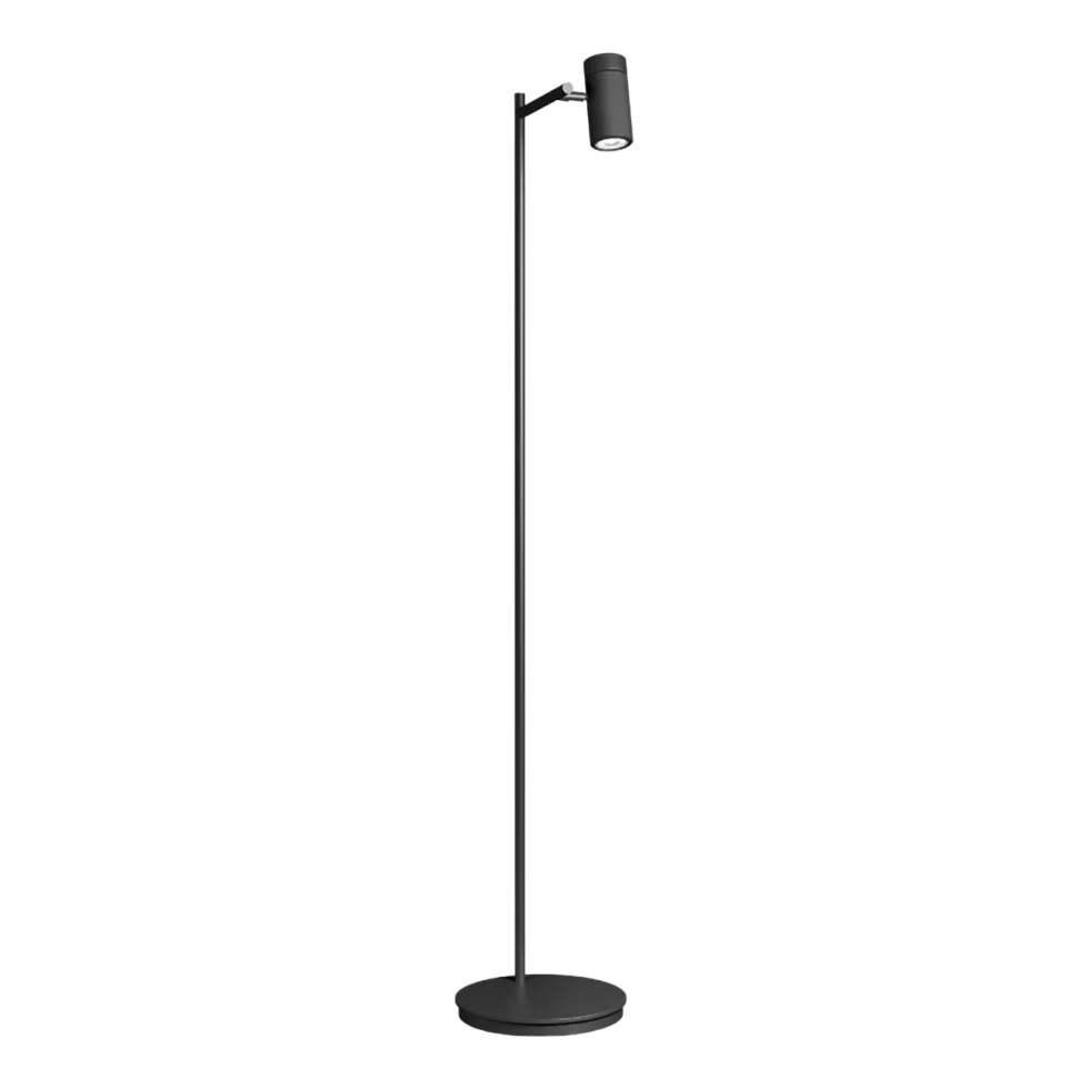 Lamapdaire modulable structure en métal noir 138cm Svart - Herstal