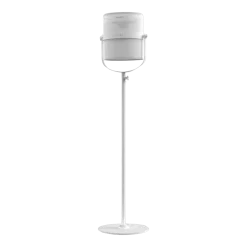 Lampadaire abat-jour blanc et pied blanc La Lampe Paris - Maiori