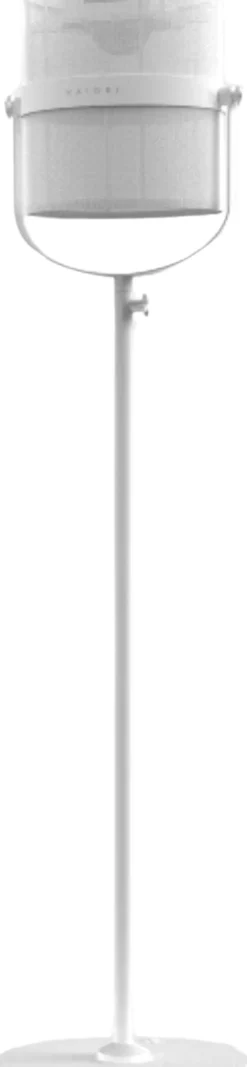 Lampadaire abat-jour blanc et pied blanc La Lampe Paris - Maiori