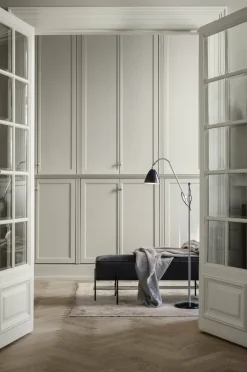 Lampadaire argenté en laiton 21 cm BL3 - Gubi