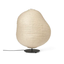 Lampadaire bas en papier washi naturel 63,3cm Kurbis - Ferm Living