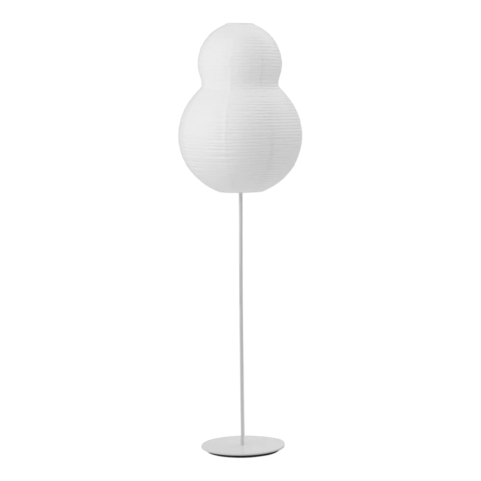 Lampadaire blanc sans abat-jour Puff Lamp - Normann Copenhagen