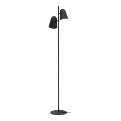 Lampadaire 2 bras en fer noir 145cm Salamanca - It's about Romi