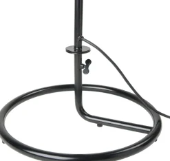 Lampadaire de jardin moutarde doré et métal noir 128 cm Satellite - Gubi