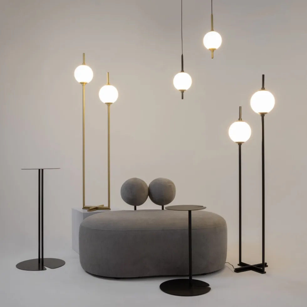 Lampadaire à deux pieds en métal laiton 150cm The Sixth Sense - Maytoni