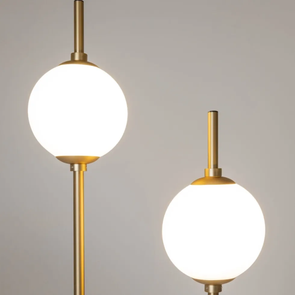 Lampadaire à deux pieds en métal laiton 150cm The Sixth Sense - Maytoni