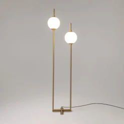 Lampadaire à deux pieds en métal laiton 150cm The Sixth Sense - Maytoni