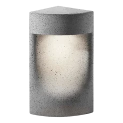Lampadaire d'extérieur dimmable en béton gris 35cm Moai B/35 - Bover