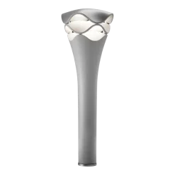 Lampadaire d'extérieur dimmable en polyuréthane gris pierre 77cm Cornet - Bover