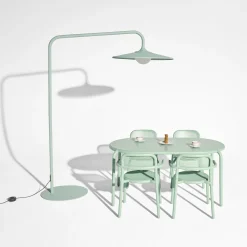 Lampadaire d'extérieur en aluminium vert 180x84x233cm Archigrande - Fatboy