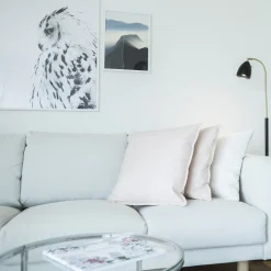Lampadaire dimmable en laiton et métal noir Deluxe - Belid