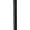 Lampadaire en acier et base en marbre noir 127 cm Grasil - AYTM