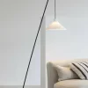 Lampadaire en acier et porcelaine blanc 196 cm Seam - Serax