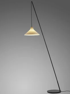 Lampadaire en acier et porcelaine blanc 196 cm Seam - Serax