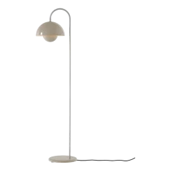 Lampadaire en acier gris beige 122cm Flowerpot VP12 - &tradition