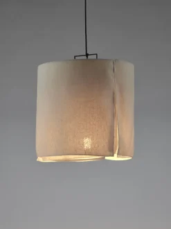 Lampadaire en acier noir et beige 46x35,5cm Nomad - Serax