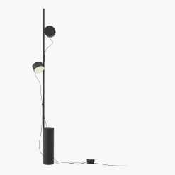 Lampadaire en acier noir Post - Muuto