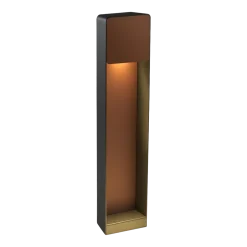 Lampadaire en aluminium gris et cuivré Lab B 60 - Marset