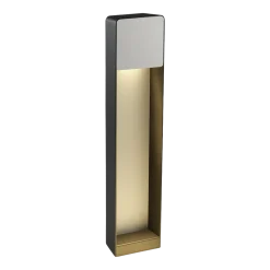 Lampadaire en aluminium gris graphite et blanc Lab B 60 - Marset
