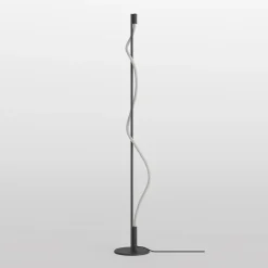 Lampadaire en aluminium noir 150cm Tau - Maytoni