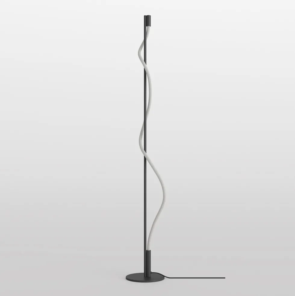 Lampadaire en aluminium noir 150cm Tau - Maytoni