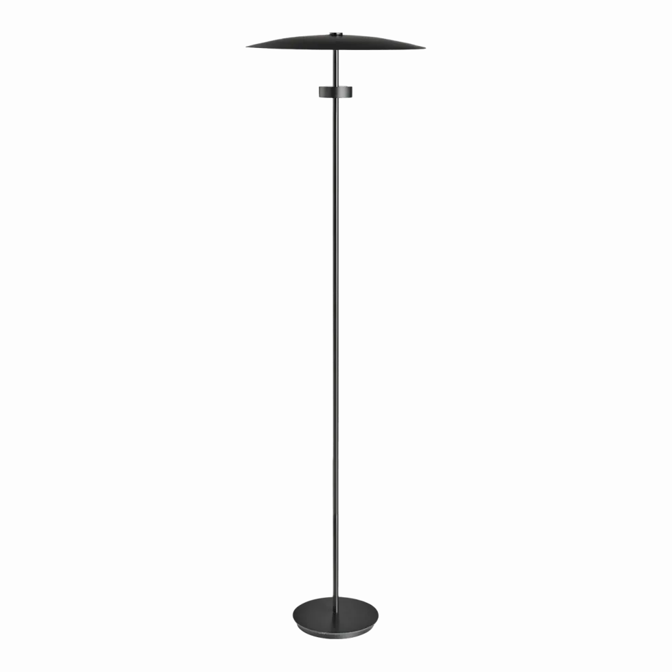 Lampadaire en aluminium noir mat Reflection - Bolia