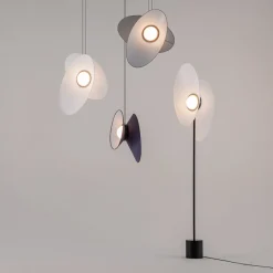 Lampadaire en aluminium noir 157x52cm Evolution - Maytoni