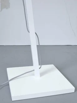 Lampadaire en bambou blanc avec abat-jour en bois naturel 150x25 cm Hokkaido - Good & Mojo