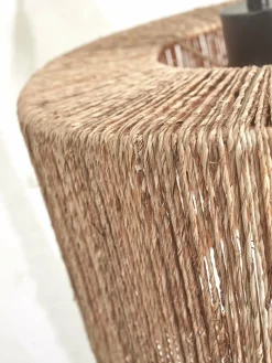 Lampadaire en bambou naturel avec abat-jour en bois naturel 150x30 cm Iguazu - Good & Mojo