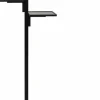 Lampadaire en bambou noir avec abat-jour en bois noir et naturel 160x40 cm Bhoutan - Good & Mojo