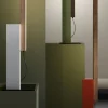 Lampadaire en bois blanc High Line - Marset