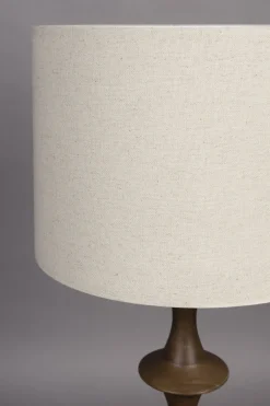 Lampadaire en bois de manguier finition noyer Cath - Dutchbone