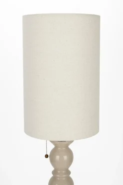 Lampadaire en céramique beige et tissu Brew - Zuiver