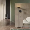 Lampadaire en graphite satiné 183cm Cercle - CVL Luminaires
