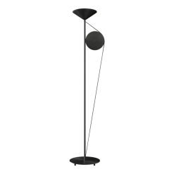 Lampadaire en graphite satiné 183cm Cercle - CVL Luminaires